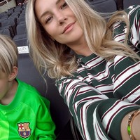 Terlihat harmonis selagi Daniele sering kedapatan mendukung suami di lapangan, minggu lalu mantan pasangan tersebut mengunggah perpisahan mereka di media sosial. Foto: Instagram @dany06g