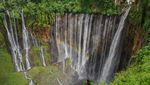 Destinasi Wisata Grojogan Sewu Ditutup Sementara