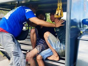 Curi Tabung Gas, 2 Pria Jatim Ditangkap Setelah Dihajar Warga