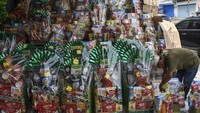 Ragam parsel lebaran tersebut dijual dengan harga berkisar Rp80 ribu hingga Rp4 juta.