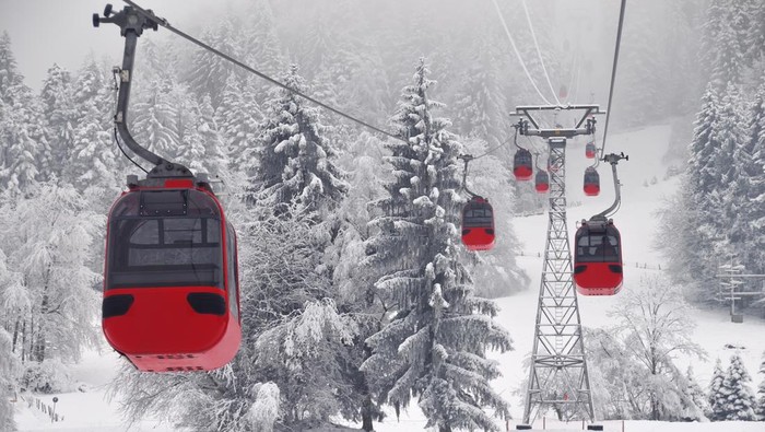 Gondola di resor ski