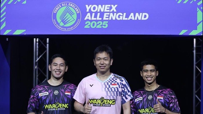 Hendra Setiawan mulai melatih Sabar Karyaman Gutama/Moh Reza P. Isfahani di All England 2025.