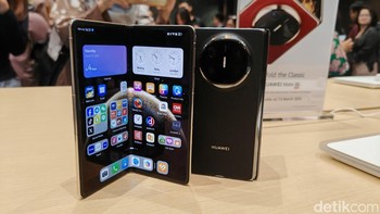 Huawei Mate X6 ditenagai chipset Kirin 9010 dengan RAM 12GB dan memori internal 512GB. Foto: Virgina Maulita Putri/detikINET