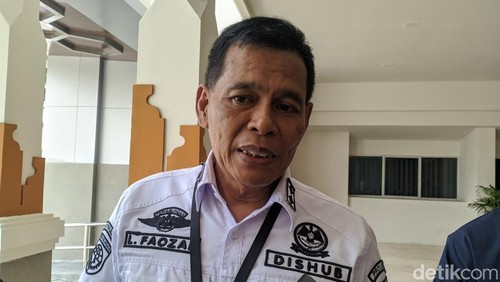 Kepala Dinas Perhubungan Provinsi NTB Lalu Moh Faozal ditemui di kantor Gubernur NTB, Selesai (11/3/2025).