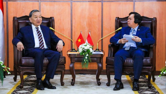 Ketua Dewan Perwakilan Daerah (DPD) RI, Sultan B Najamuddin, menerima kunjungan Sekretaris Jenderal (Sekjen) Partai Komunis Vietnam H.E To Lam hari ini. (Dok istimewa).