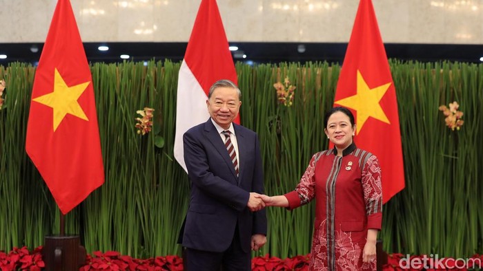 Ketua DPR RI Puan Maharani menerima kunjungan Sekjen Partai Komunis Vietnam, To Lam di Gedung DPR/MPR. Kedua pihak bersepakat meningkatkan kerja sama antarparlemen.