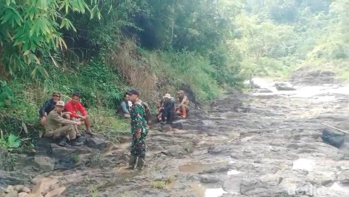 Lokasi bocah 4 tahun hanyut di Sungai Cipatujah