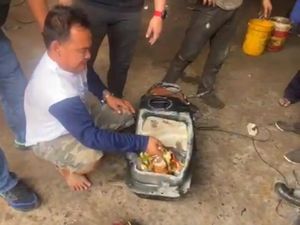 Detik-detik Polda Sumut Bongkar Penyelundupan Sabu dalam Tangki Mobil