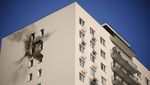 Penampakan Apartemen di Rusia Terkena Serangan Drone Ukraina