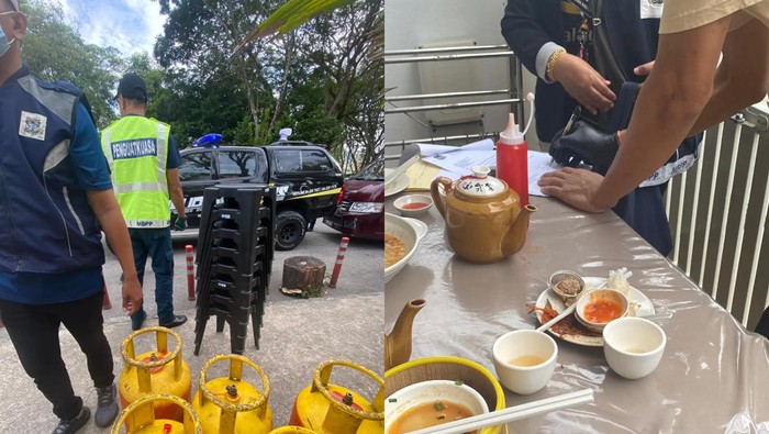 Polisi Grebek Tempat Makan Dimsum Ilegal di Dalam Rumah
