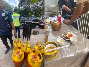 Warung Dimsum Ilegal di Penang Digerebek Polisi