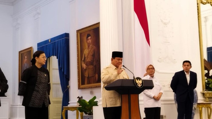 Presiden Prabowo Umumkan Pencairan THR PNS-TNI/Polri.
