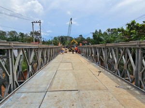 Jembatan Bailey di Bungo Bisa Dilalui Saat Arus Mudik, Sistemnya Buka-Tutup