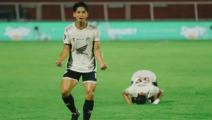 PSM Makassar merayakan gol ke gawang Persik Kediri dalam laga Liga 1 2024/2025 di Stadion Gelora Soepriadi.
