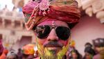 Semarak Festival Holi Tandai Awal Musim Semi di India
