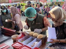 Waduh! BPOM Temukan Makanan Berboraks di Pasar Kuliner Aloon-aloon Semarang