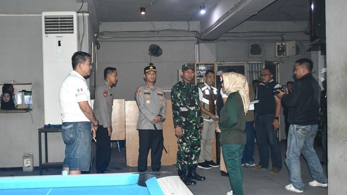 Sidak tempat hiburan di Kota Mojokerto yang masih buka