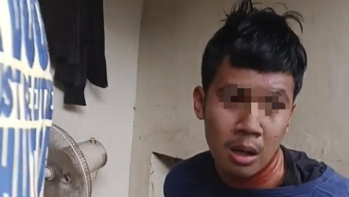 Tampang pelaku percobaan pencurian mobil milik driver taksi online di Palembang