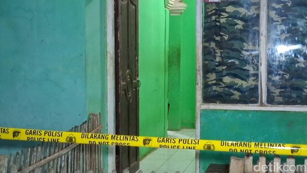 TKP penemuan jasad Wanocih (70) di Babakan Jakarta, Kalijati, Subang