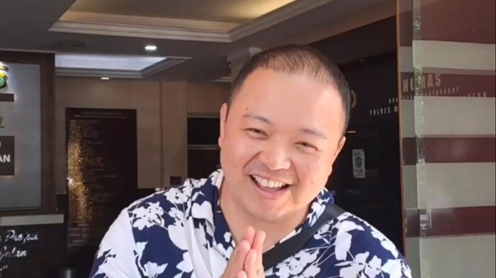 William Anderson alias Codeblu di Polres Metro Jakarta Selatan.