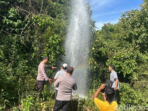 Sumur Bor di Sumenep Semburkan Air Setinggi 20 Meter, Aroma Gas Menyengat