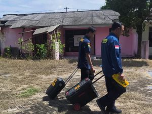 Penampakan Asrama Polisi Lokasi Kerangka Manusia Ditemukan di Gresik