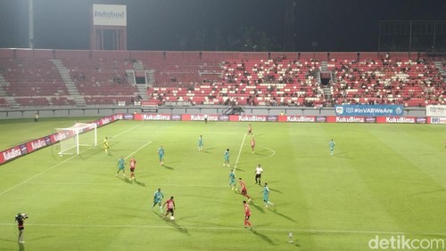 Bali United dipermalukan PSBS Biak dengan skor 0-2 di Stadion Kapten I Wayan Dipta, Gianyar, Bali, Selasa (11/3/2025) malam.