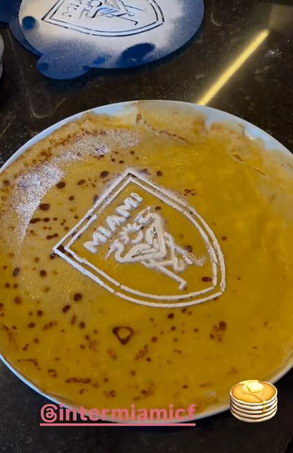 david beckham masak pancake