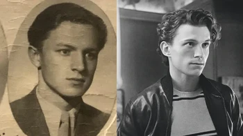 “Kakek saya terlihat seperti Tom Holland (1955).” Foto: Brightside
