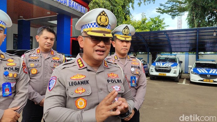 Dirlantas Polda Banten Kombes Leganek Mawardi. (Foto: Bahtiar/Detikcom)