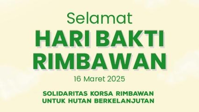 Hari Bakti Rimbawan 2025