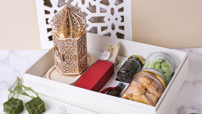 Ilustrasi hampers Ilustrasi hampers