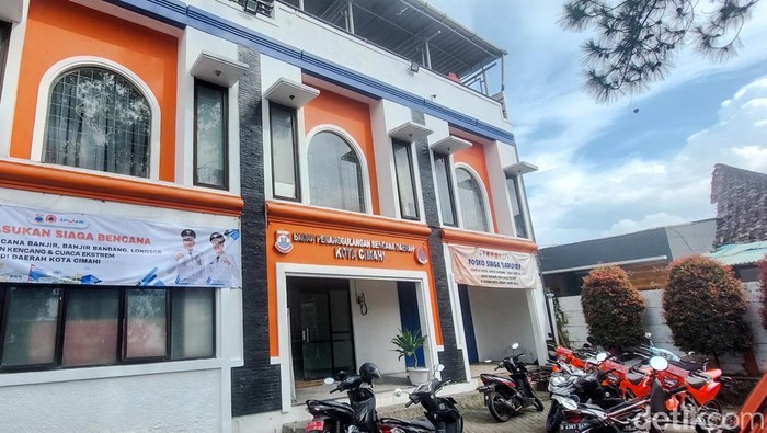 Kantor BPBD Kota Cimahi di ruko Jalan Daeng Moh Ardiwinata