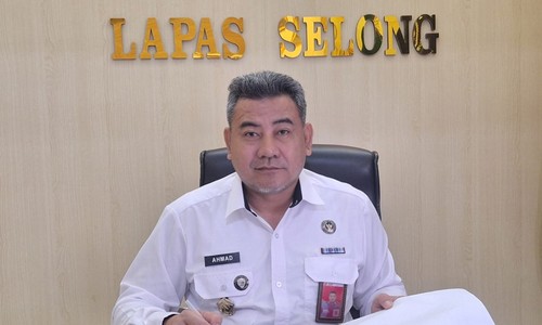 Kepala Lapas kelas IIB Selong Lombok Timur, Ahmas Sihabudin. (Dok. Humas Lapas Selong)