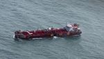 Kondisi Kapal Tanker Stena Immaculate usai Bertabrakan dan Terbakar