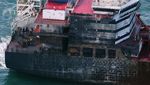 Kondisi Kapal Tanker Stena Immaculate usai Bertabrakan dan Terbakar