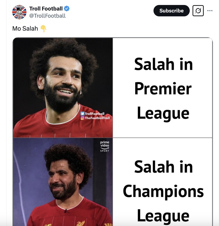 Meme Liverpool vs PSG