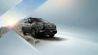 Mitsubishi Xpander Cross HEV Play hadir dengan bemper depan hitam, panel trim pintu Cross Design, dan gril sewarna bodi. Foto: Dok. Mitsubishi Motors Thailand