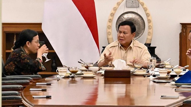 Isu Reshuffle Kabinet Usai Sri Mulyani Bertemu Prabowo Ditepis