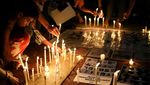 Nyala Lilin dan Doa Bersama Dukung Penangkapan Duterte