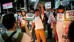 Nyala Lilin dan Doa Bersama Dukung Penangkapan Duterte