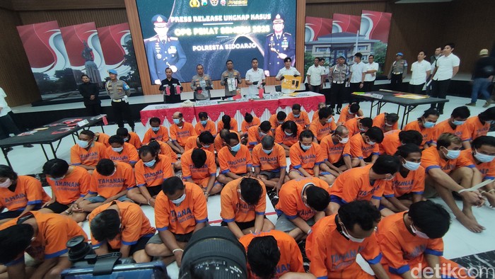Operasi Pekat Semeru 2025 Polresta Sidoarjo
