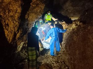 Kerangka Manusia Ditemukan di Goa Pletes Malang