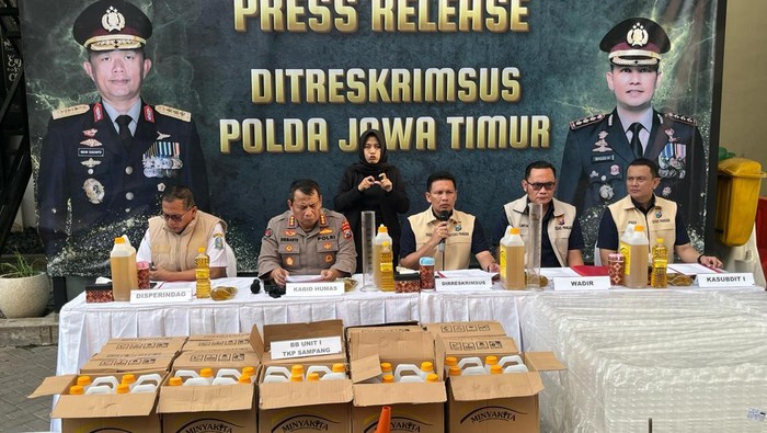 Polda Jatim gerebek Minyakita di Sampang dan Surabaya