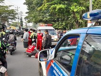 Tertabrak Mobil Usai Jatuh di Depan ISI Jogja, Pemotor Wanita Tewas