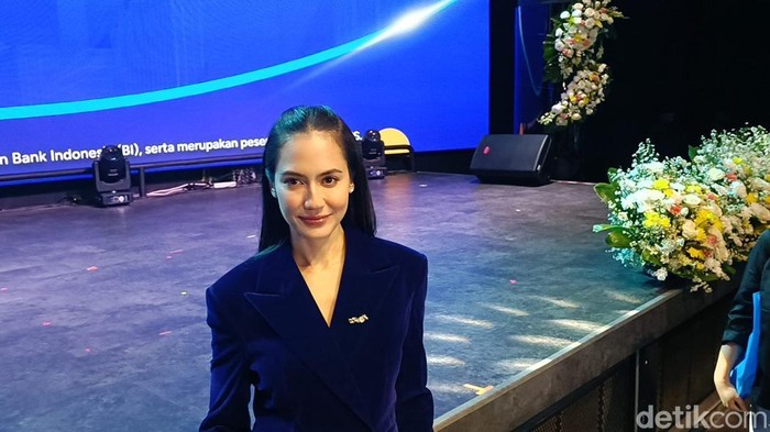 Pevita Pearce saat ditemui di kawasan Jakarta.