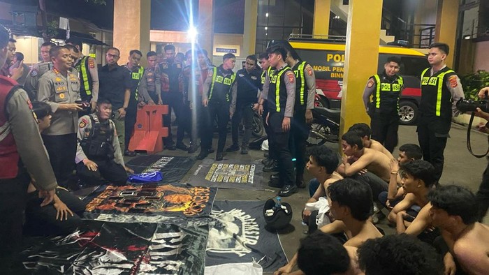 Polresta Bogor Kota ringkus belasan anggota geng motor yang resahkan warga (dok.Polresta Bogor Kota)