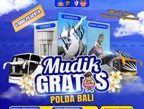 Polda Bali Gelar Mudik Gratis untuk 1.000 Orang, Pendaftaran hingga 20 Maret