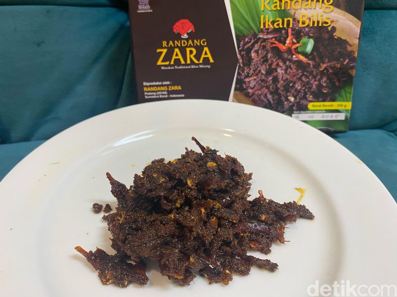 Rendang Zara, rendang unik dari ikan bilis dan udang rebon