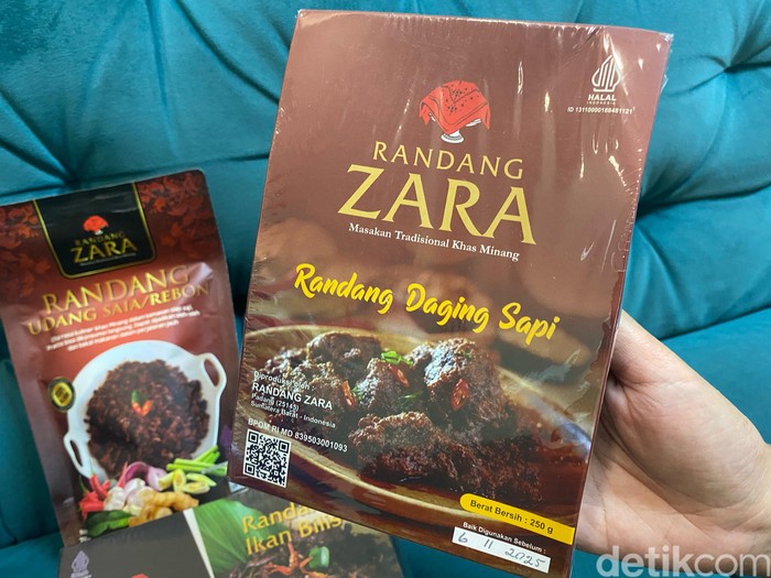 Rendang Zara, rendang unik dari ikan bilis dan udang rebon